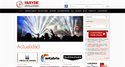 Desktop Screenshot of fasyde.es