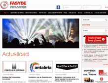 Tablet Screenshot of fasyde.es